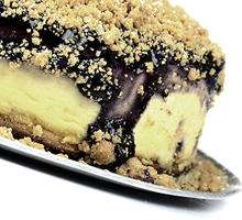 Blueberry Crumb Cheesecake